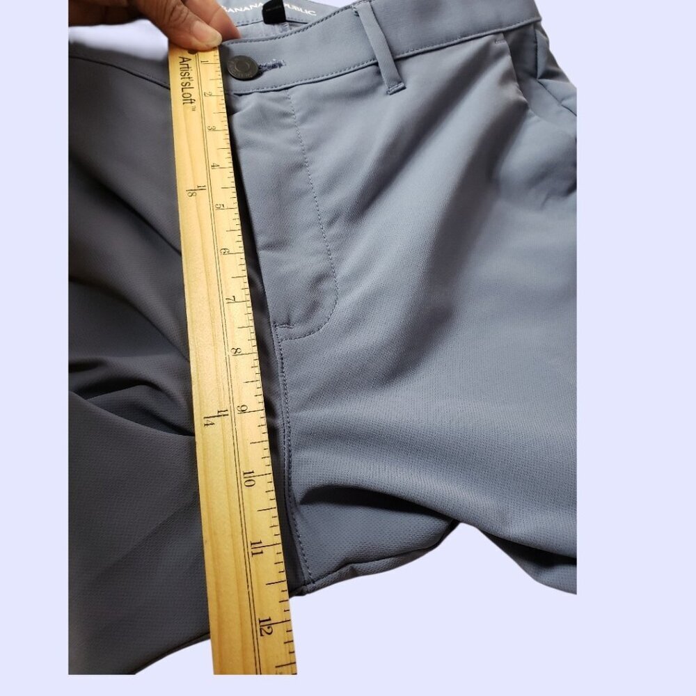 Banana Republic Mens Slim-Fit Dress Pants Lightweight Blue 34/29 - Picture 12 of 14